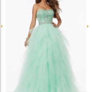 Mori Lee Strapless Gown